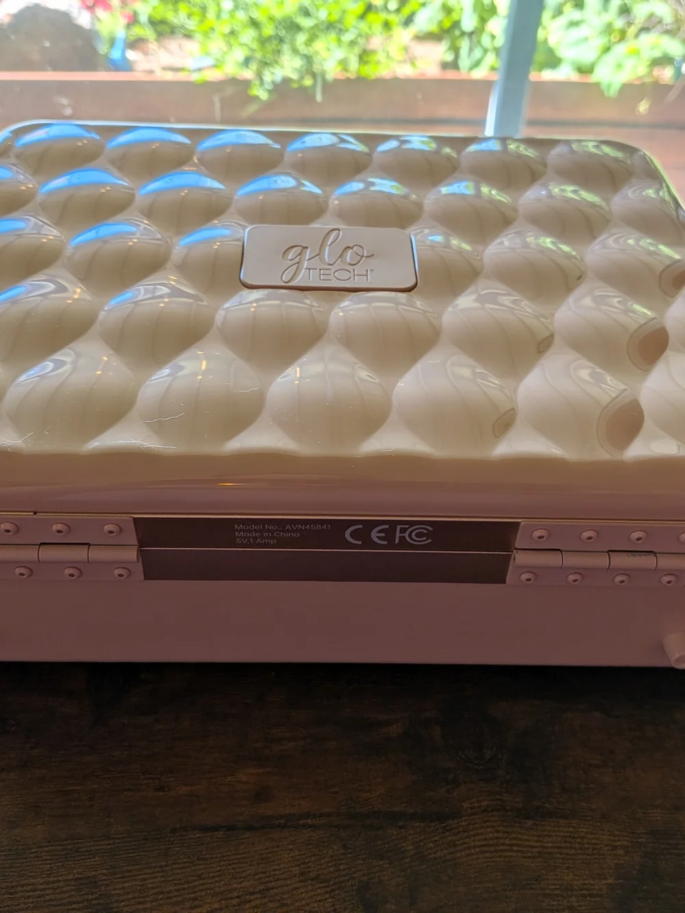 Pink Cosmetic Train Case
